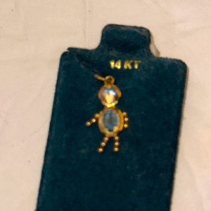 14k Boy Bracelet charm